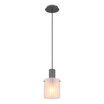Globo - Hängeleuchte 1xE27/40W/230V d 18 cm weiß