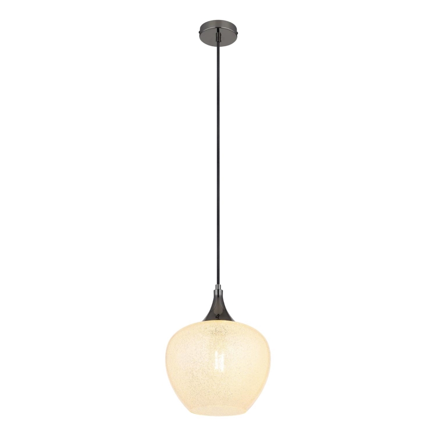 Globo - Hängeleuchte 1xE27/40W/230V d 24 cm weiß/anthrazit