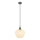 Globo - Hängeleuchte 1xE27/40W/230V d 24 cm weiß/anthrazit