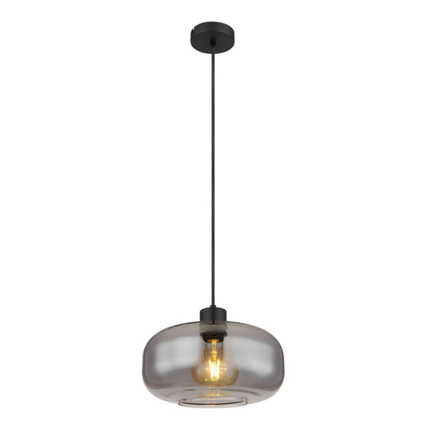Globo - Hängeleuchte 1xE27/40W/230V d 28 cm grau