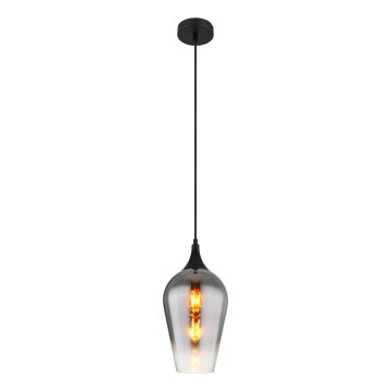 Globo - Hängeleuchte 1xE27/60W/230V d 18 cm schwarz