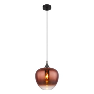 Globo - Hängeleuchte 1xE27/60W/230V d 24 cm kupfern