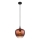 Globo - Hängeleuchte 1xE27/60W/230V d 24 cm kupfern