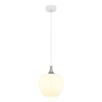 Globo - Hängeleuchte 1xE27/60W/230V d 24 cm weiß