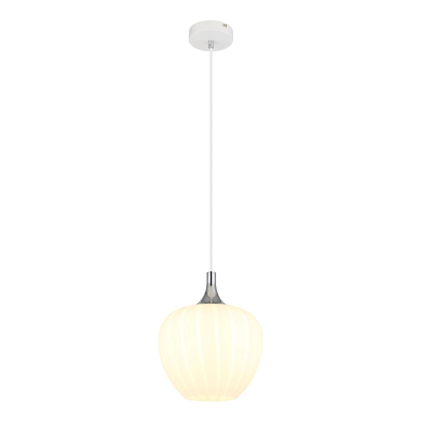 Globo - Hängeleuchte 1xE27/60W/230V d 24 cm weiß