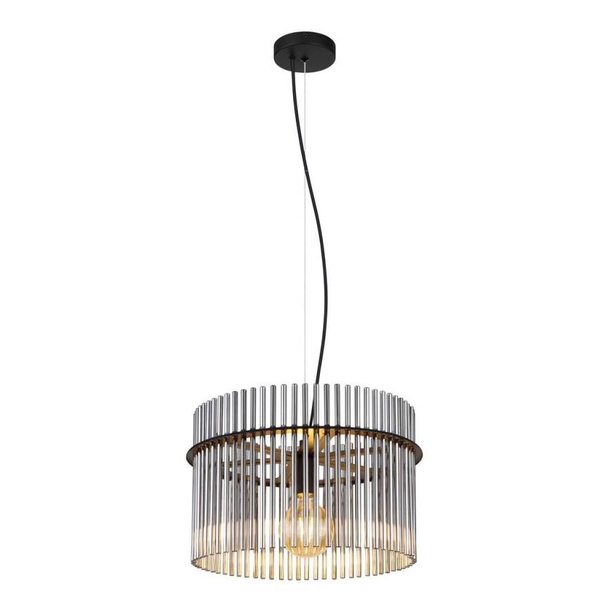 Globo - Hängeleuchte 1xE27/60W/230V d 40 cm schwarz