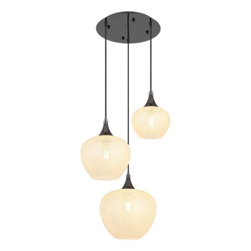 Globo - Hängeleuchte 3xE27/40W/230V weiß/anthrazit