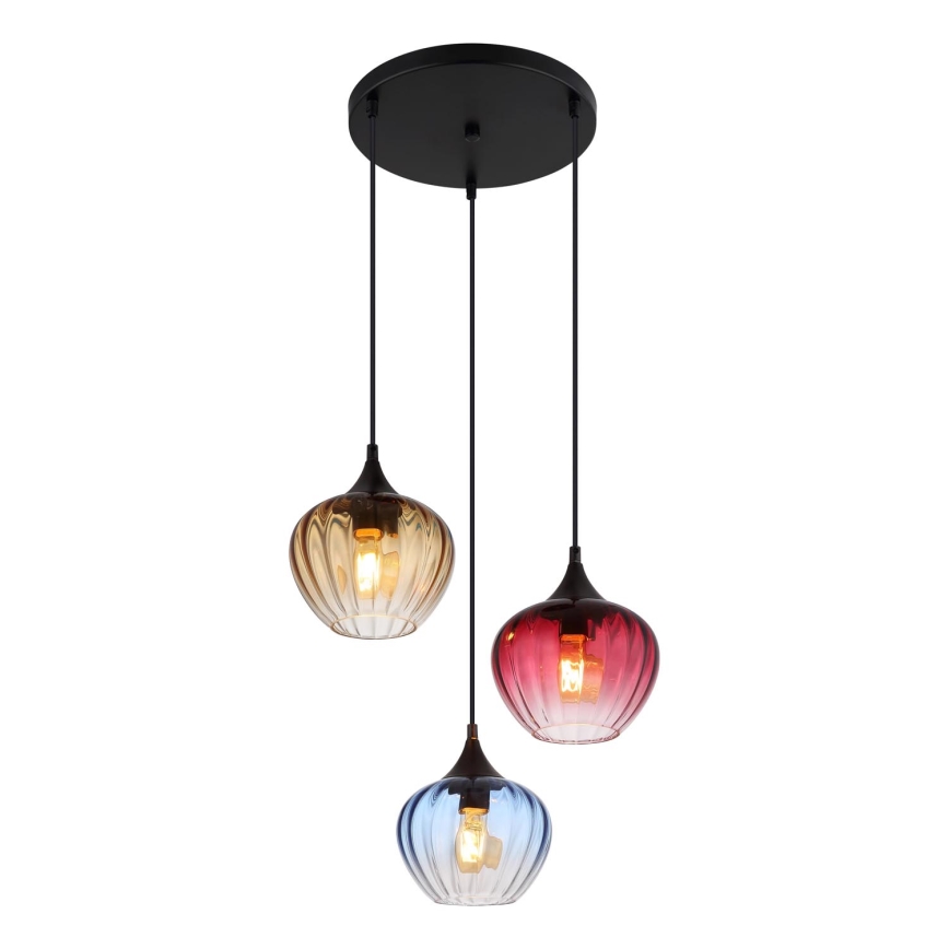 Globo - Hängeleuchte 3xE27/60W/230V