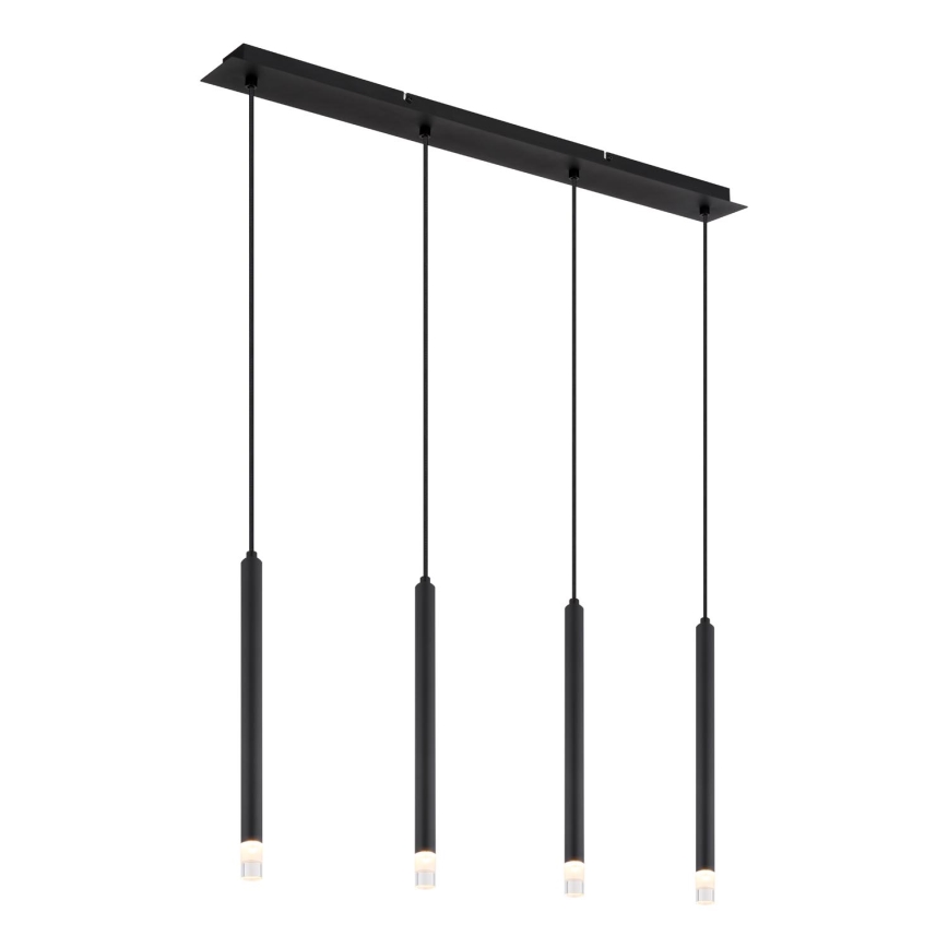 Globo - Hängeleuchte 4xG9/4W/230V schwarz