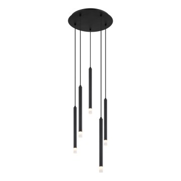 Globo - Hängeleuchte 5xG9/4W/230V d 34 cm schwarz