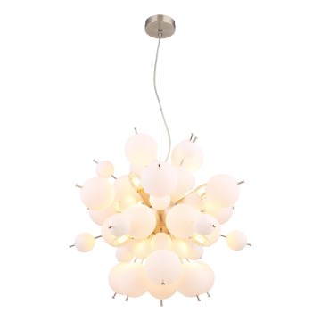 Globo - Hängeleuchte 6xE14/25W/230V d 55 cm weiß