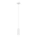 Globo - Hängeleuchte an Kabel 1xGU10/35W/230V weiß