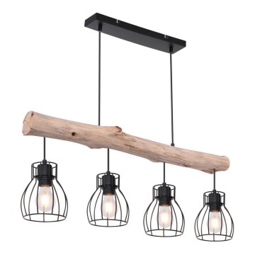 Globo - Hängeleuchte an Kabel 4xE27/40W/230V