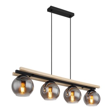 Globo - Hängeleuchte an Schnur 4xE27/25W/230V