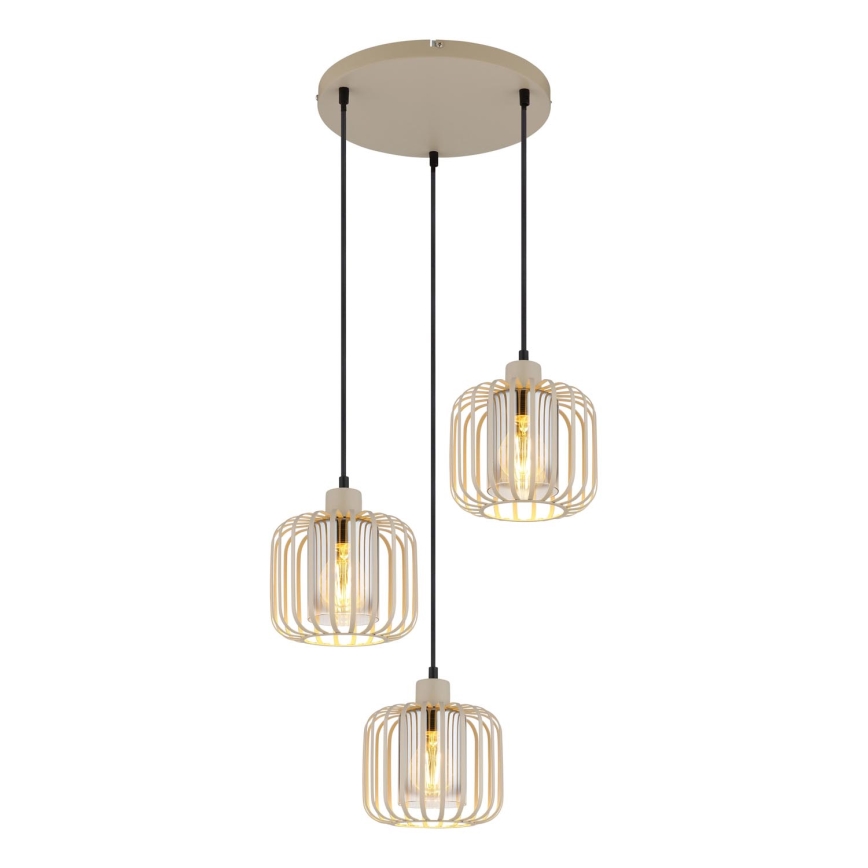 Globo - Hängeleuchte mit Kabelaufhängung 3xE27/40W/230V