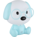 Globo - Kleine aufladbare LED-Kinder-Nachtleuchte mit Dimm-Funktion LED/1W/5V 500 mAh blau