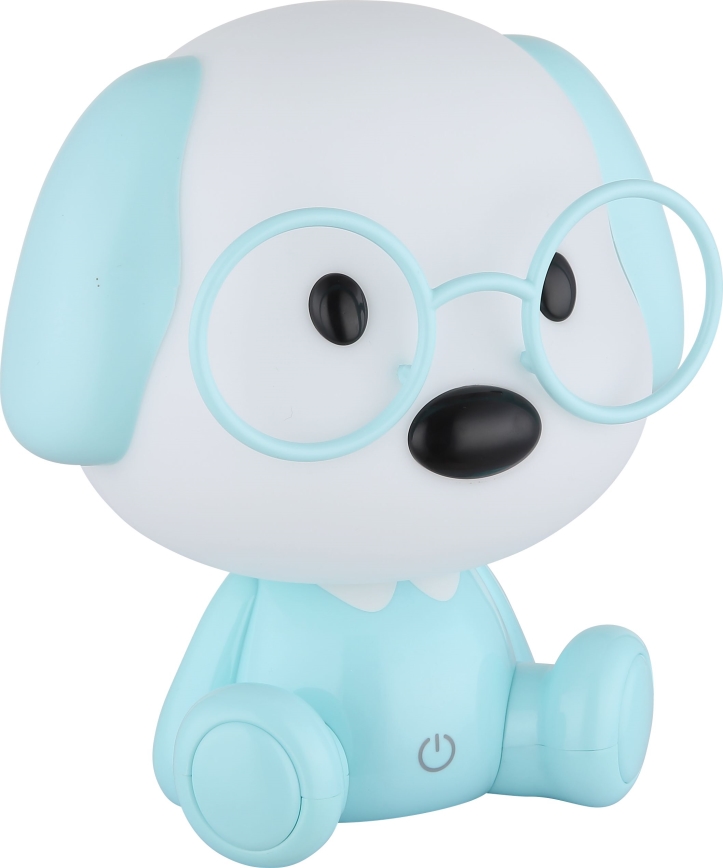 Globo - Kleine aufladbare LED-Kinder-Nachtleuchte mit Dimm-Funktion LED/1W/5V 500 mAh blau