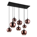 Globo - Kronleuchter an Kabel 8xE27/40W/230V kupferfarben