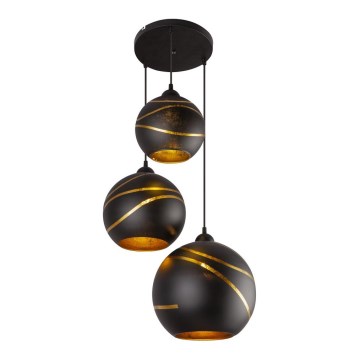 Globo - Kronleuchter an Schnur 3xE27/60W/230V