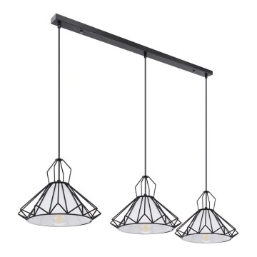 Globo - Kronleuchter an Schnur 3xE27/60W/230V