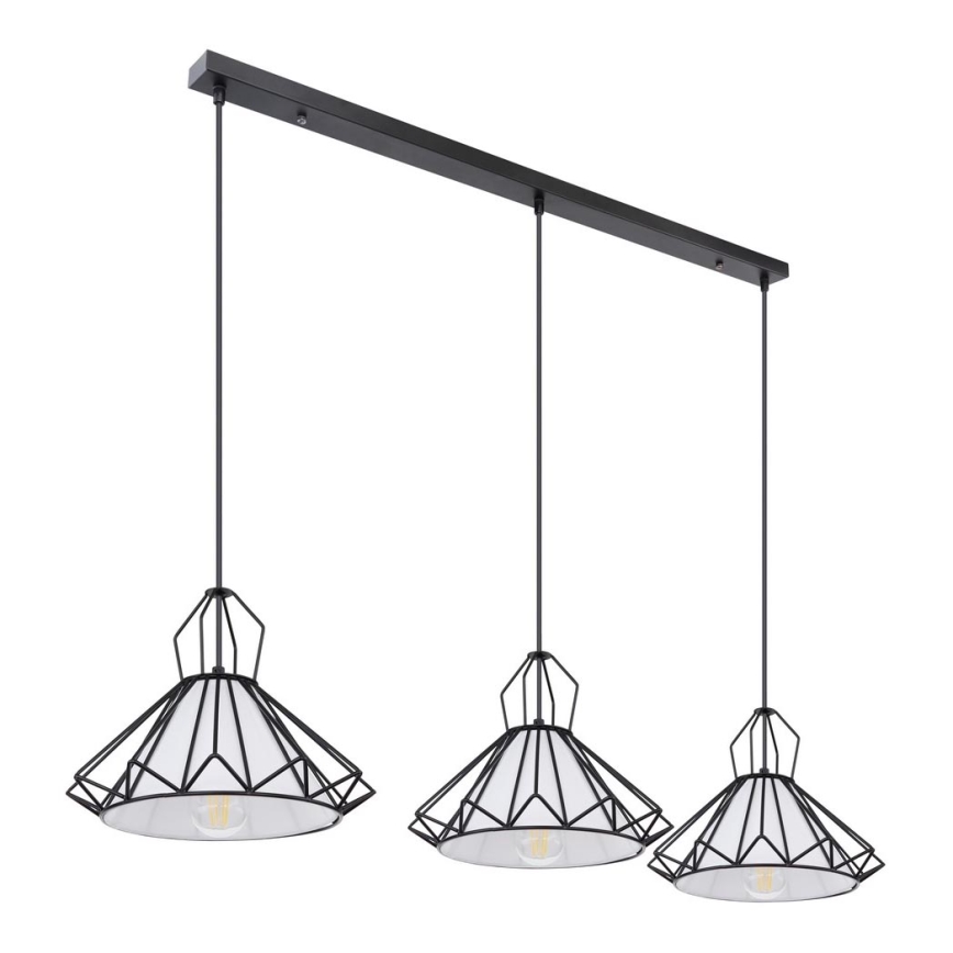 Globo - Kronleuchter an Schnur 3xE27/60W/230V