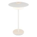 Globo - LED Außen-Tischlampe mit Touch-Bedienung, wiederaufladbar LED/3W/3,7V 1800/2700/3000K IP44 1800 mAh weiß