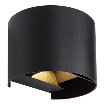 Globo - LED Außenwandleuchte 2xLED/3W/230V IP54 schwarz