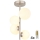 Globo - LED-Deckenleuchte an Stange 4xG9/3W/230V matt Chrom