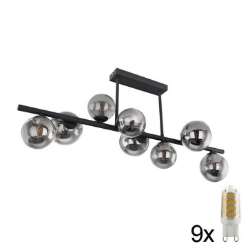Globo - LED-Deckenleuchte an Stange 9xG9/3W/230V
