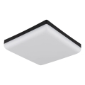 Globo - LED-Deckenleuchte LED/12W/230V 4000K 22x22 cm schwarz