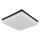Globo - LED-Deckenleuchte LED/12W/230V 4000K 22x22 cm schwarz