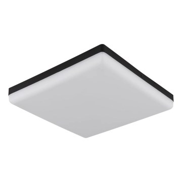 Globo - LED-Deckenleuchte LED/18W/230V 4000K 30x30 cm schwarz