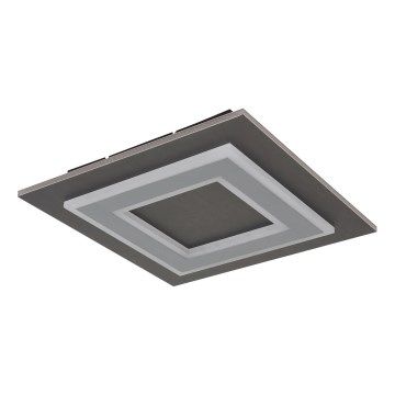Globo - LED-Deckenleuchte LED/24W/230V 3000K 32x32 cm anthrazit