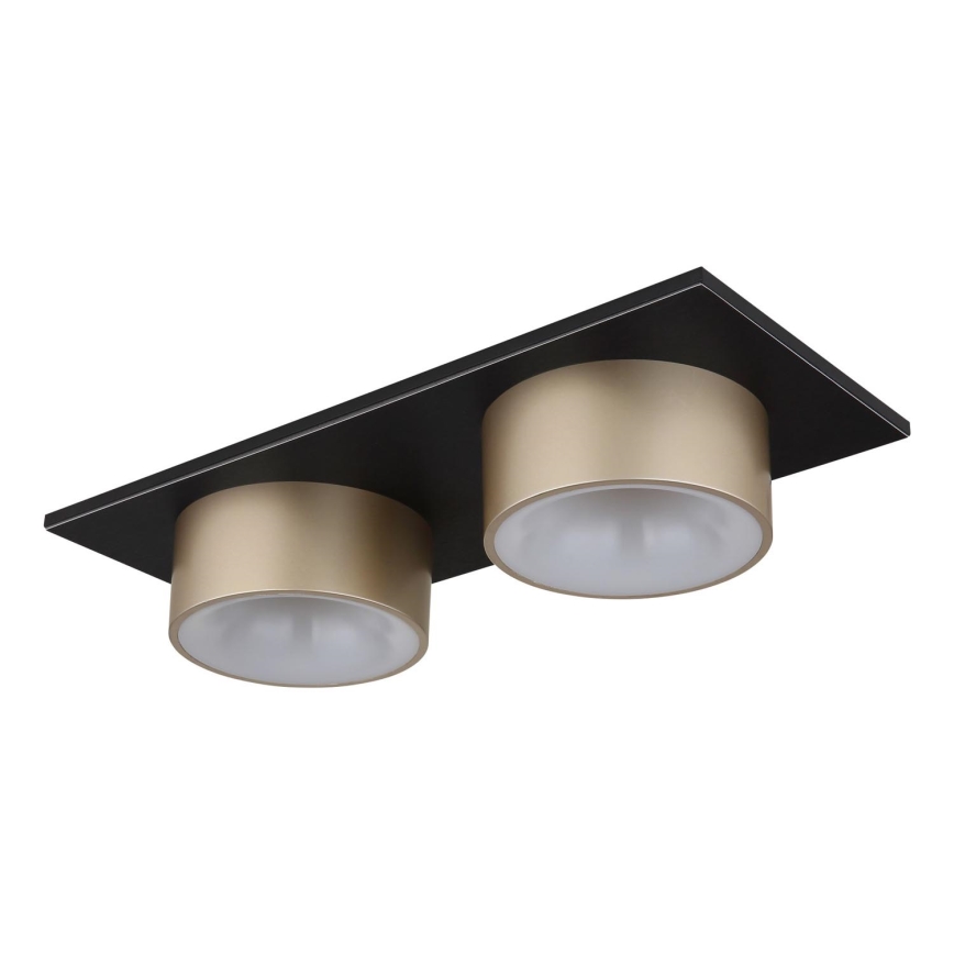 Globo - LED Deckenleuchte LED/24W/230V 3000K 46x20 cm Messing