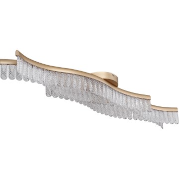 Globo - LED-Deckenleuchte LED/35W/230V 3200K 18x108 cm golden