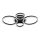 Globo - LED Deckenleuchte LED/40W/230V 2700/4500/6500K Ø 35,5x53 cm schwarz