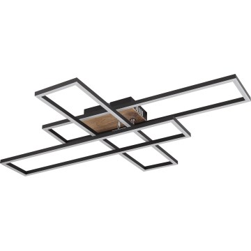 Globo - LED-Deckenleuchte LED/40W/230V 3000K 60x80 cm schwarz