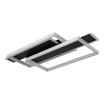 Globo - LED-Deckenleuchte LED/40W/230V 62x27 cm matt Chrom/schwarz