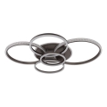 Globo - LED-Deckenleuchte LED/70W/230V 3000K 88x110 cm anthrazit