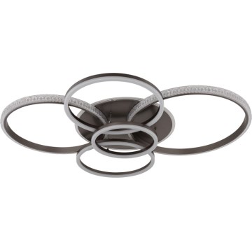 Globo - LED-Deckenleuchte LED/70W/230V 3000K 88x110 cm anthrazit