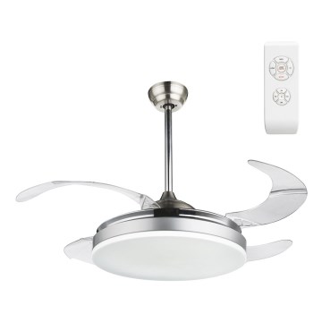 Globo - LED Deckenventilator mit Fernbedienung LED/36W/230V