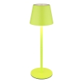 Globo - LED, dimmbar, mit Touch-Bedienung, wiederaufladbare Outdoor-Tischlampe 3-in-1 LED/3W/5V 3000/4000/5000K IP54 1800 mAh grün