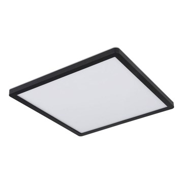 Globo - LED dimmbare Badezimmer-Deckenleuchte LED/24W/230V 42x42 cm IP44 schwarz
