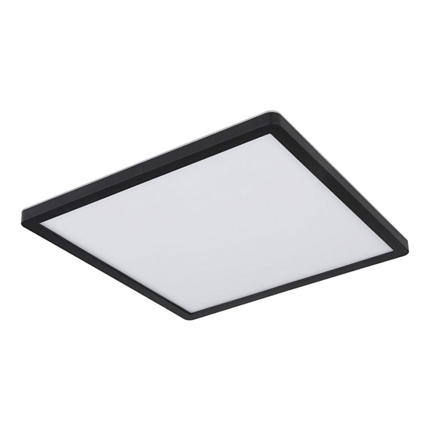 Globo - LED dimmbare Badezimmer-Deckenleuchte LED/24W/230V 42x42 cm IP44 schwarz