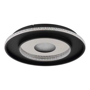 Globo - LED dimmbare Deckenleuchte LED/30W/230V 2700-6500K Ø 52,5 cm schwarz + Fernbedienung