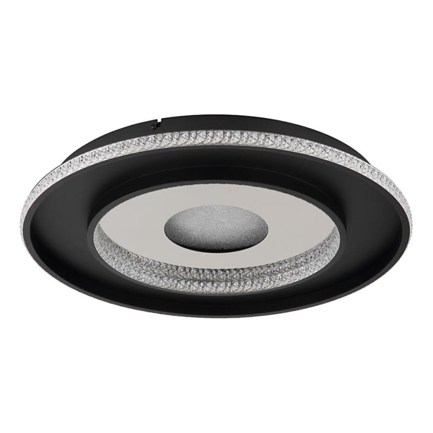 Globo - LED dimmbare Deckenleuchte LED/30W/230V 2700-6500K Ø 52,5 cm schwarz + Fernbedienung