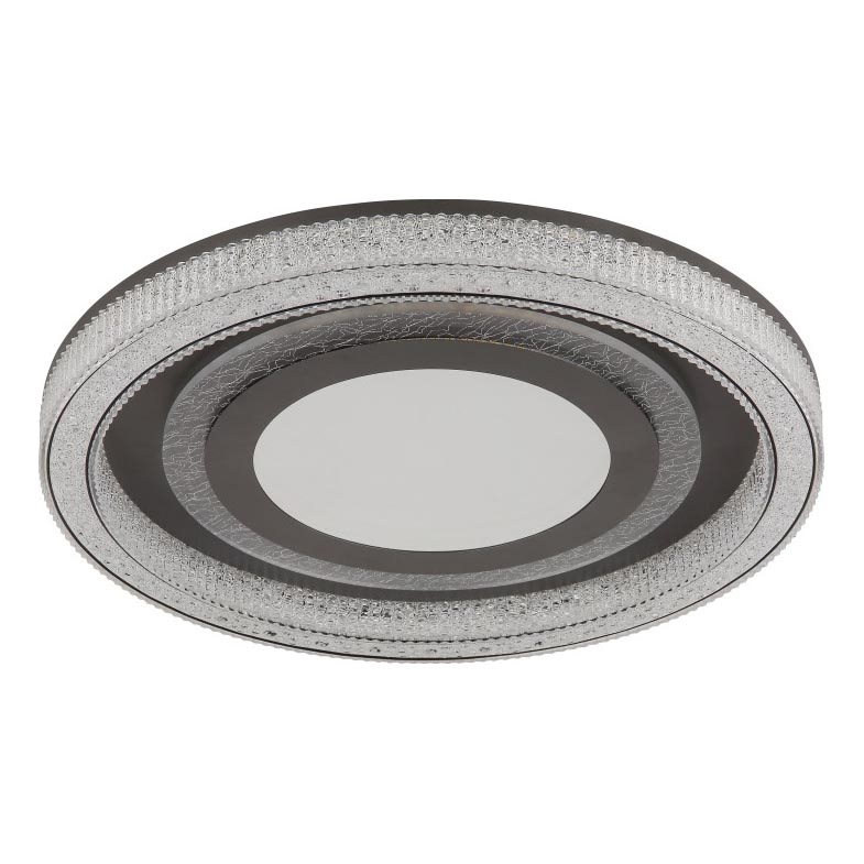 Globo - LED dimmbare Deckenleuchte LED/48W/230V 2700-6000K Ø 48 cm Anthrazit + Fernbedienung