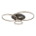 Globo - LED dimmbare Deckenleuchte LED/54W/230V 2700-6500K 90x70 cm Anthrazit/Gold + Fernbedienung