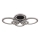 Globo - LED dimmbare Deckenleuchte LED/60W/230V 2700-6000K 56x78 cm Anthrazit + Fernbedienung