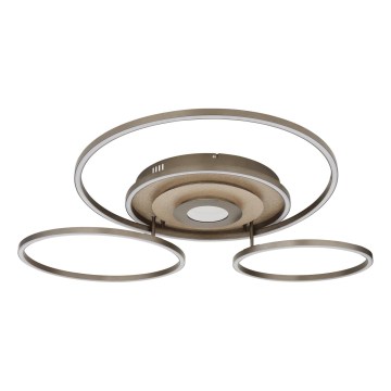 Globo - LED-dimmbare Deckenleuchte LED/60W/230V 2700-6500K 80,8x99,2 cm Messing + Fernbedienung